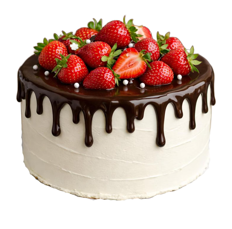 Strawberry cake dessert